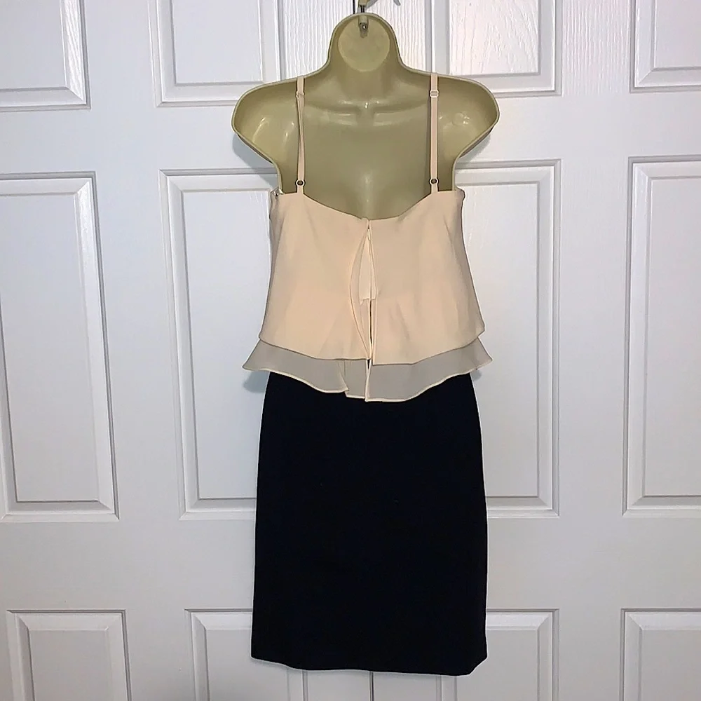 BCBG MaxAzria Sexy Black/Light Pink Dress Size 2 - Picture 2 of 4